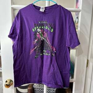 The Joker Purple Graphic T-Shirt, Size XL - The Joke's On You DC Vintage Style